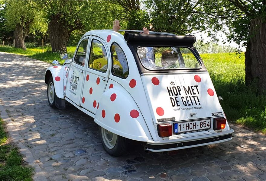 2CV huren voor een rit door de Vlaamse Ardennen