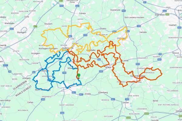 3 routes Ronde van Vlaanderen