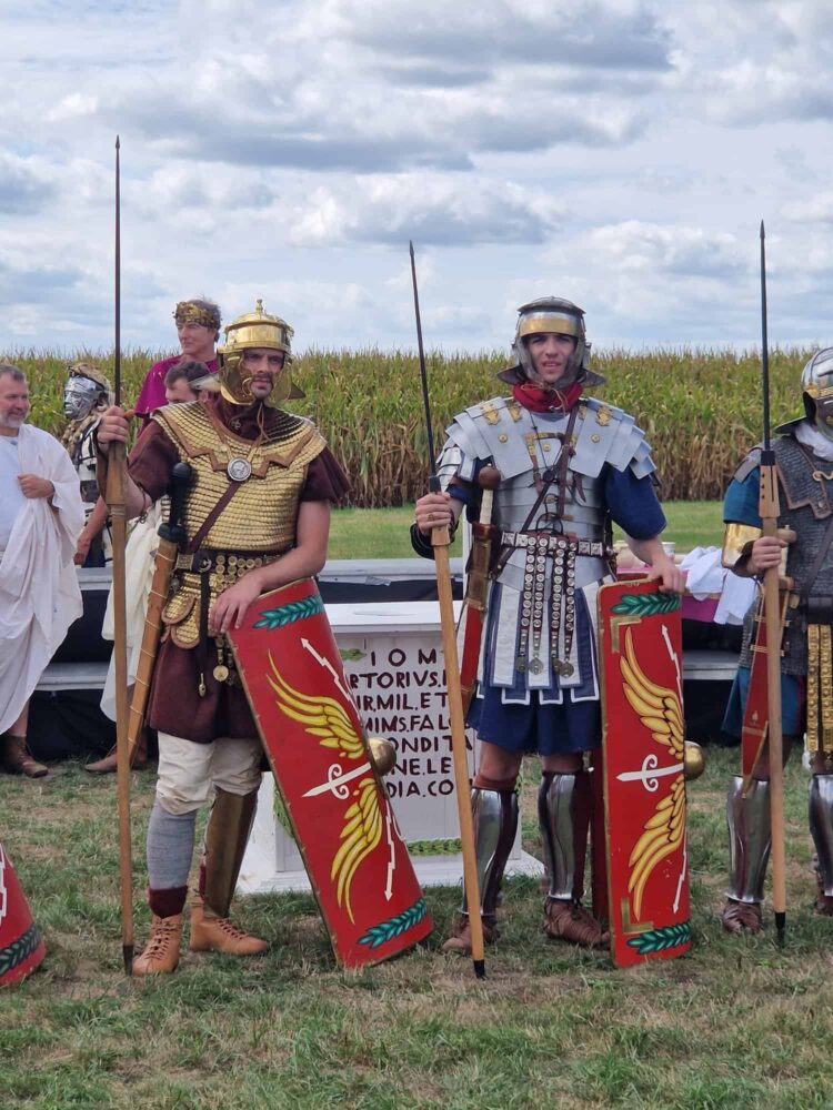 Romeinse soldaten in het Archeocentrum Velzeke