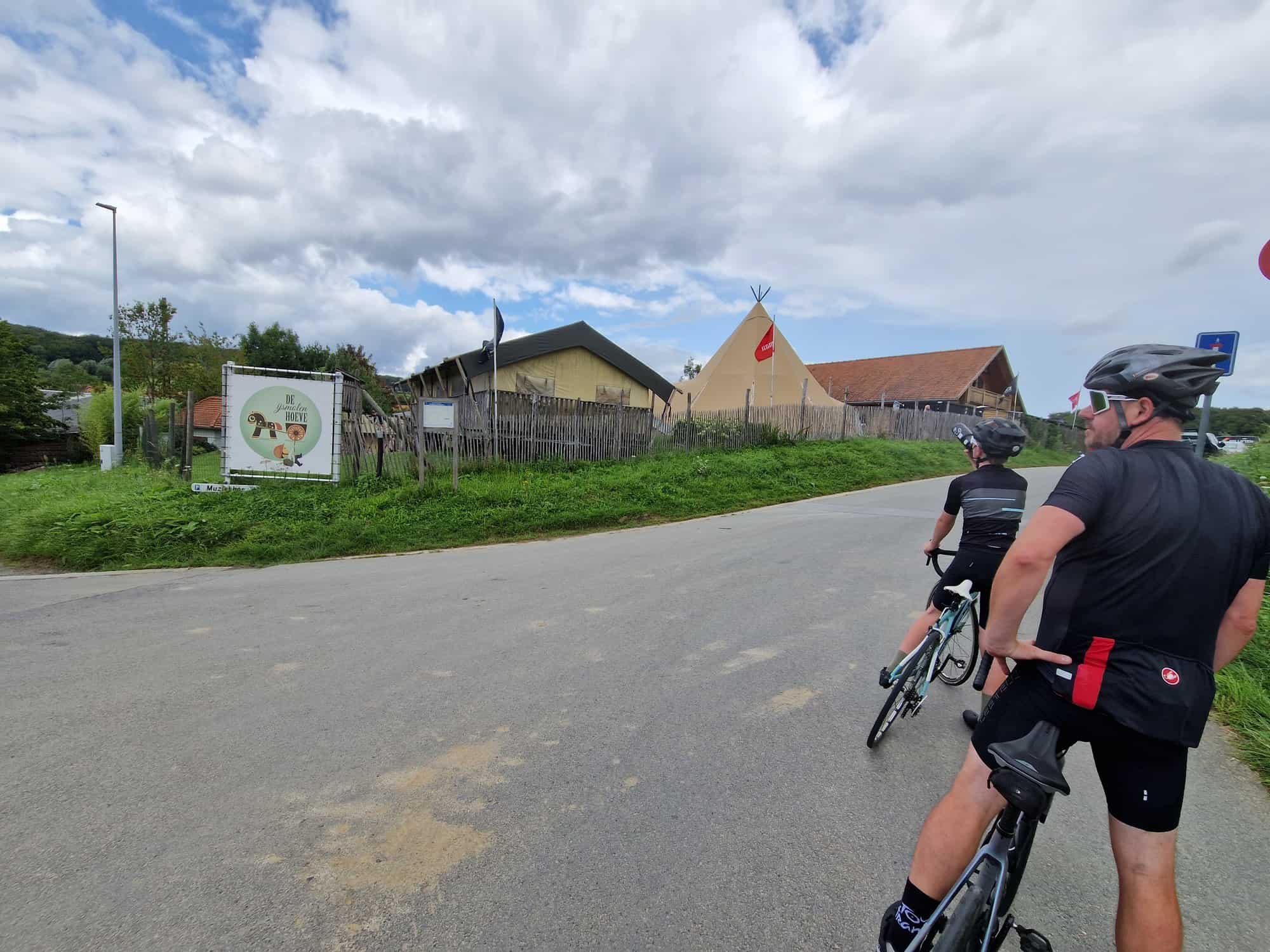 Wielrenners in de Vlaamse Ardennen