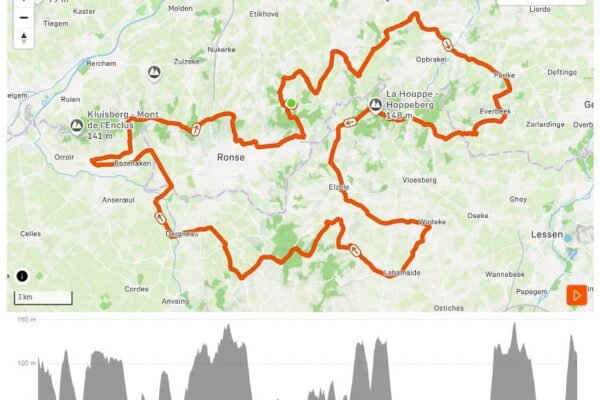 Fietsroute Ronse en Wapi