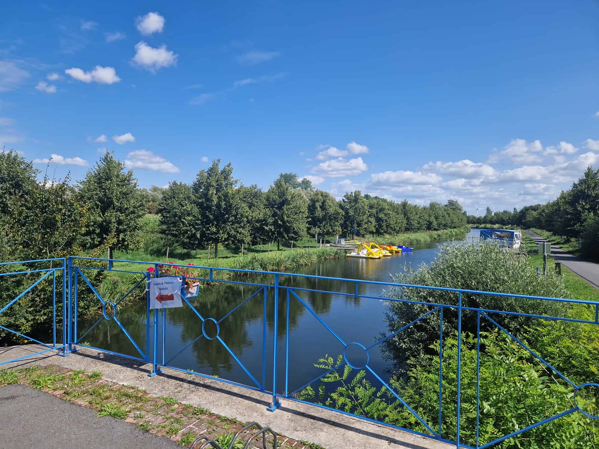 Jaagpad langs het kanaal van Roubaix