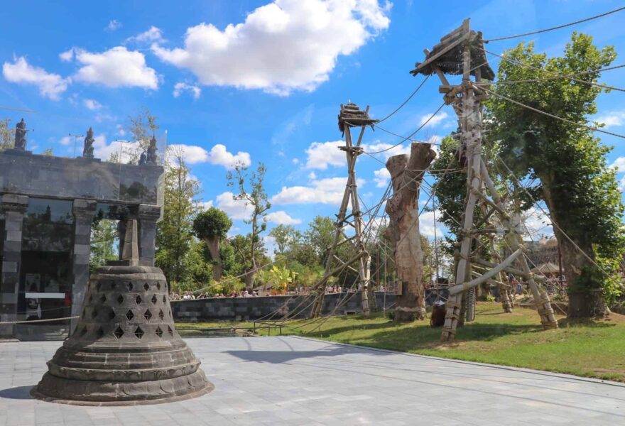 Tempelklok in The Kingdom of Ganesha, Pairi Daiza