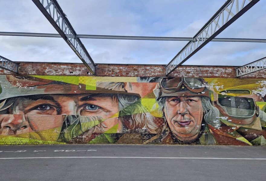 Street art op de kunstroute in Ronse