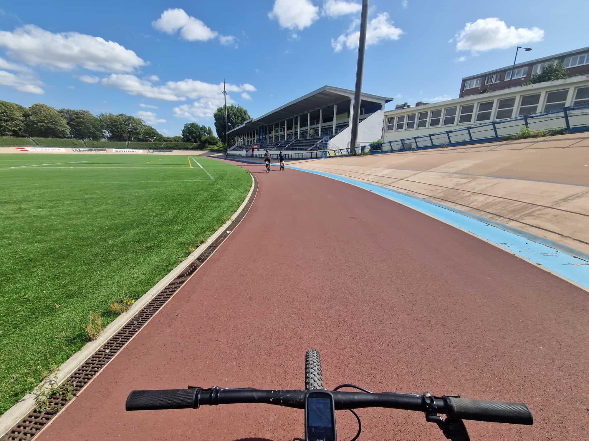 Piste van de velodroom van Roubaix